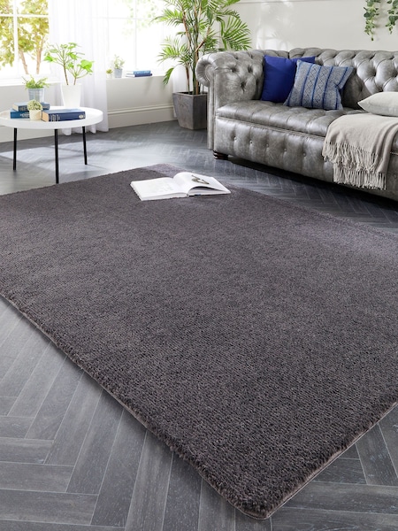 My Lux Charcoal Washable Rug (180097) | £58 - £349
