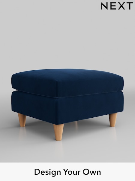 Plush Velvet Easy Clean/Navy Blue Camden (180180) | £350