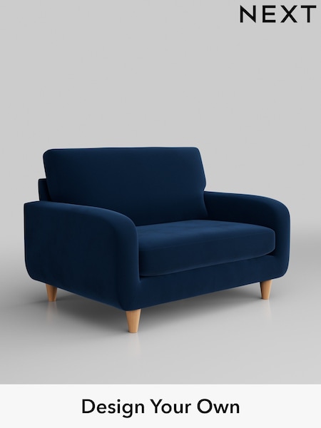 Plush Velvet Easy Clean/Navy Blue Camden (180180) | £799