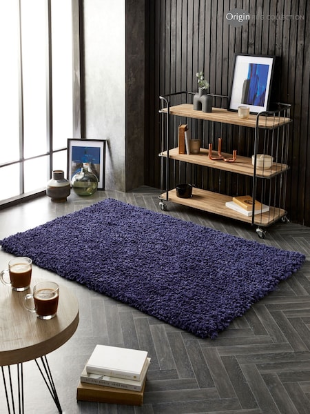 Origin Rug Collection. Navy Portland Rug (180487) | £35 - £150