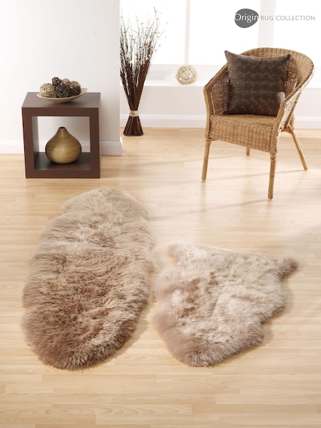 Origin Rug Collection. Mink Sheepskin Rug (180506) | £75 - £300