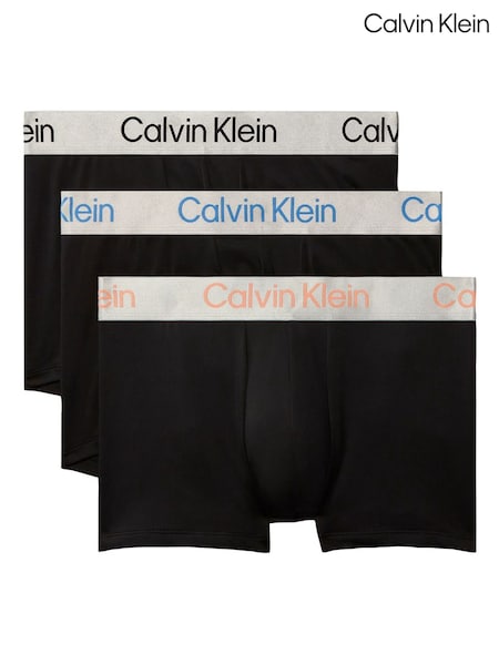 White - Regular Calvin Klein Band Micro Stretch Boxer Briefs 3 Pack