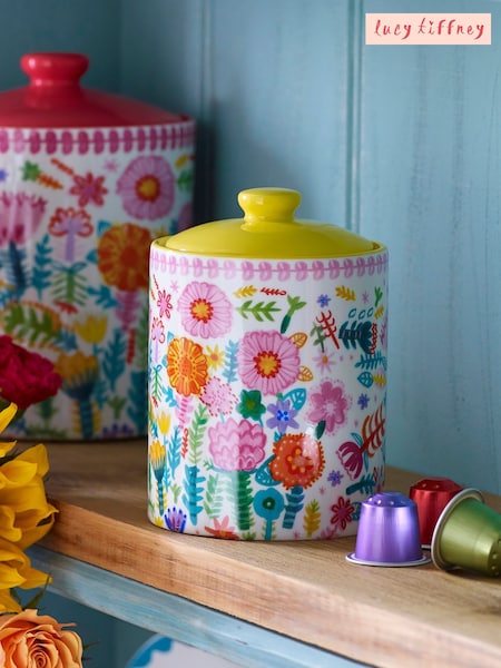 Lucy Tiffney Floral Storage Jar (181662) | £16
