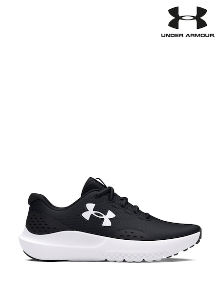 Under Armour Black/Grey Surge 4 Trainers (181863) | £37