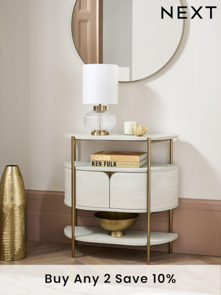 Light Evie Oak Effect Console Table (182413) | £250