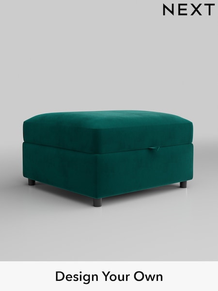 Plush Velvet Easy Clean/Juniper Green Parker Platform (183972) | £499