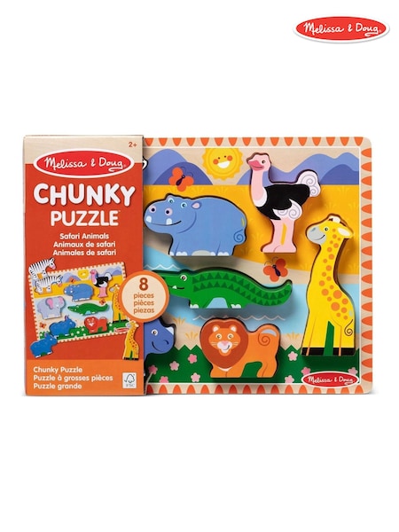 Melissa & Doug Safari Chunky Puzzle (185404) | £14