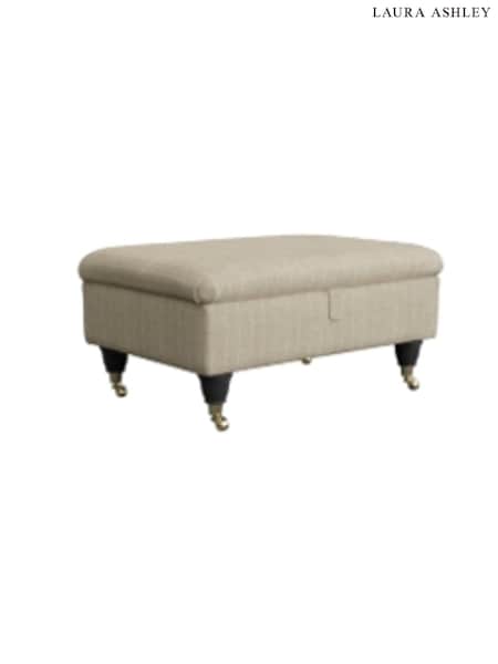 Carolyn Check/Hazelnut Natural Kingston By Laura Ashley (187374) | £575