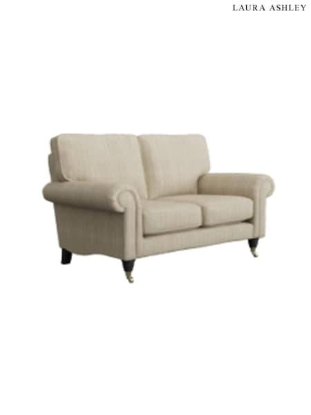 Carolyn Check/Hazelnut Natural Kingston By Laura Ashley (187374) | £1,200
