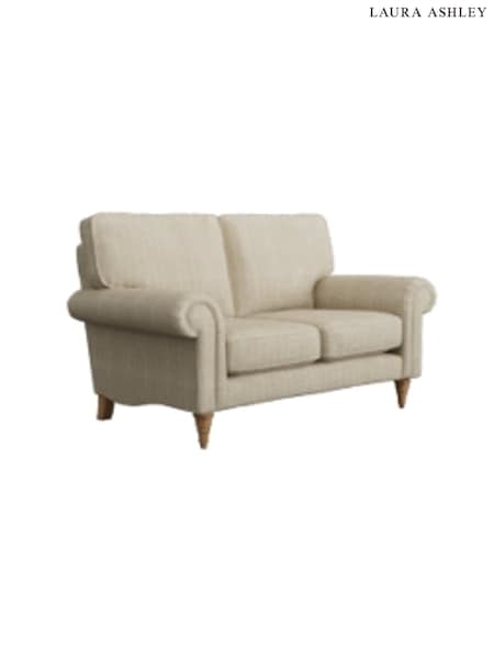 Carolyn Check/Hazelnut Natural Kingston By Laura Ashley (187374) | £1,200