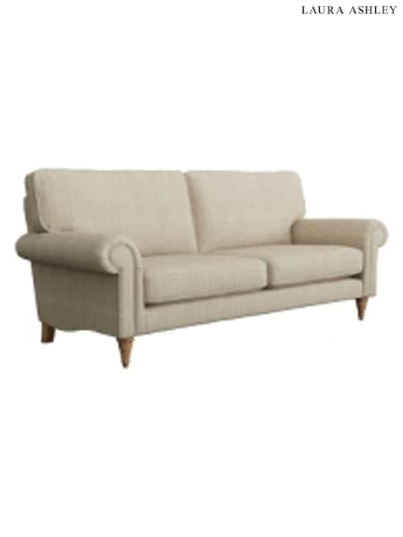 Carolyn Check/Hazelnut Natural Kingston By Laura Ashley (187374) | £1,500