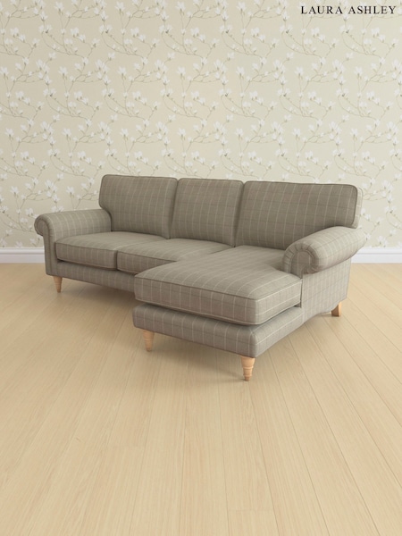 Carolyn Check/Hazelnut Natural Kingston By Laura Ashley (187374) | £2,225