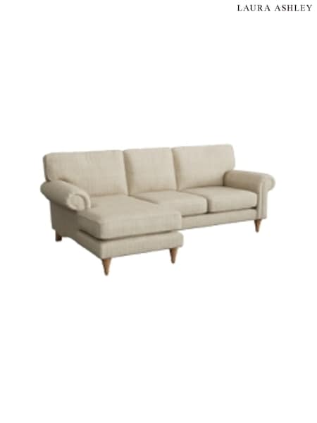 Carolyn Check/Hazelnut Natural Kingston By Laura Ashley (187374) | £2,225