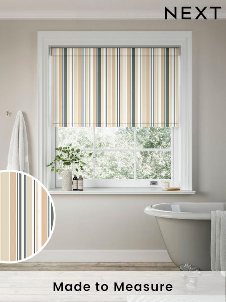 White Chindi Made to Measure Roller Blind (188670) | £57