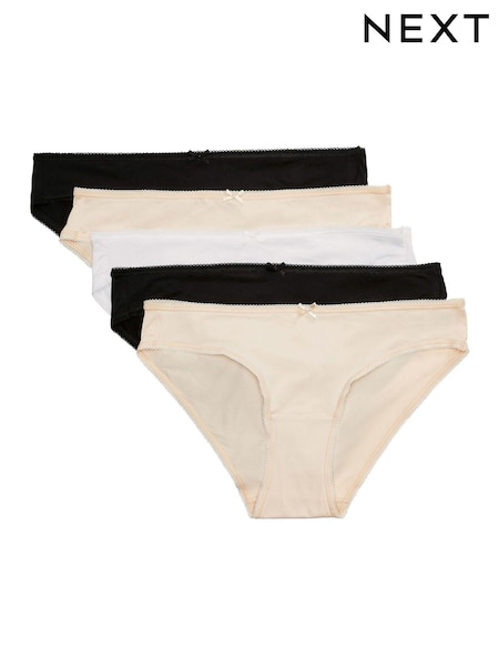 Praline Nude Bikini Microfibre Knickers 5 Pack (189239) | £14