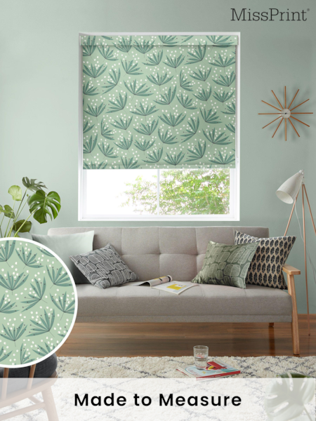 MissPrint Thyme Wildflower Made to Measure Roller Blinds (189807) | £58
