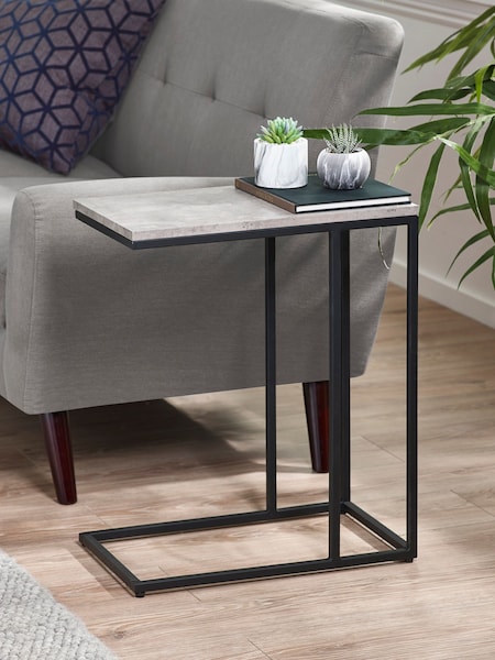 Julian Bowen Grey Staten Drinks Table (190123) | £90