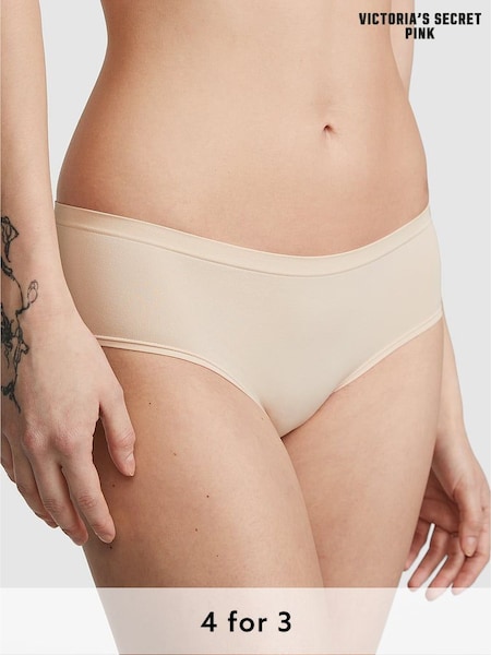 Victoria's Secret PINK Nude Marzipan Hipster Knickers (190169) | £9