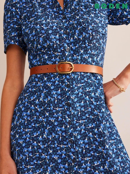 Boden Brown Classic Leather Belt (190311) | £40