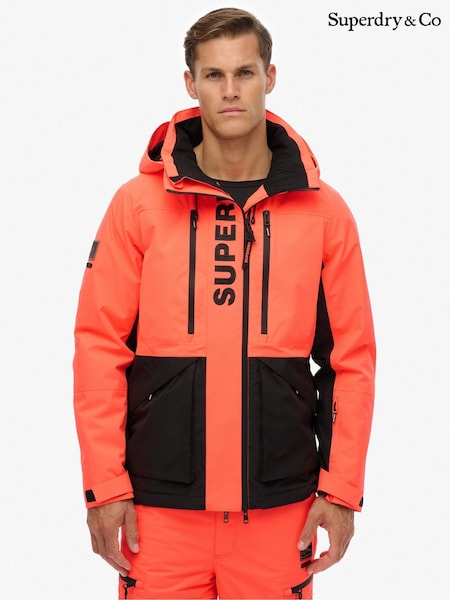 Orange - Regular Superdry Ultimate Freestyle Ski Jacket