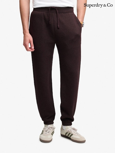 Red - Regular Superdry Essential Company Logo Joggers