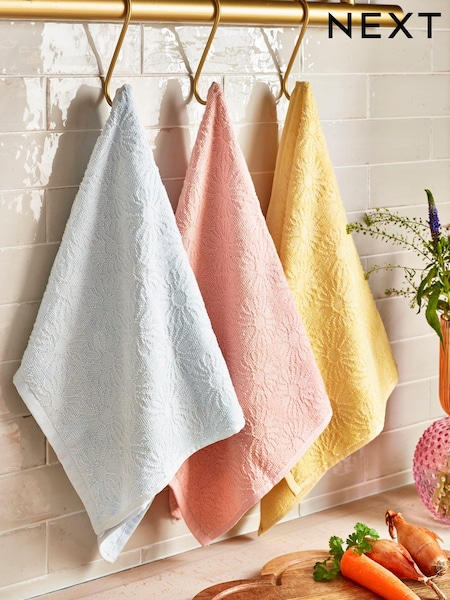 Set of 3 Pastel Set of 3 Tea Towel (192327) | £14
