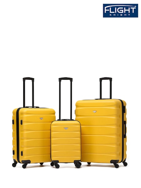 Flight Knight Hardcase Large Check in Suitcases and Cabin Case Set of 3 (192373) | £150