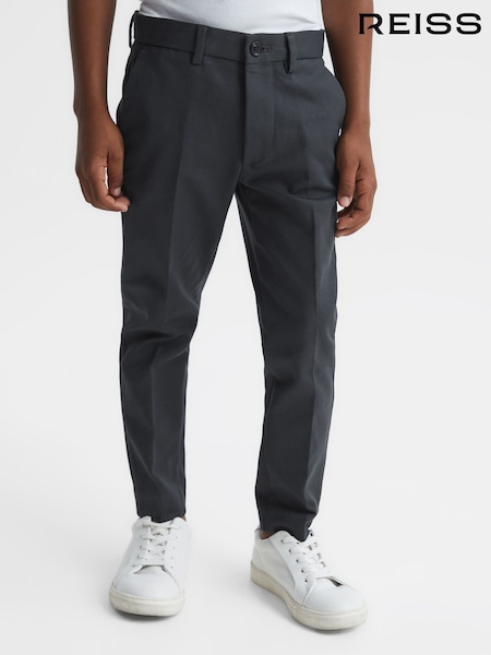 Reiss Steel Blue Eastbury 9-14 yrs Slim Fit Chinos (192454) | £40