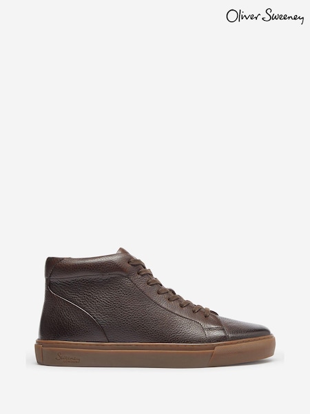 Oliver Sweeney Laxey High Top Leather Trainers (192598) | £159