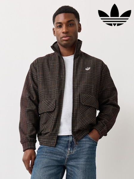Brown - Regular Adidas Originals Winter Club Jacket