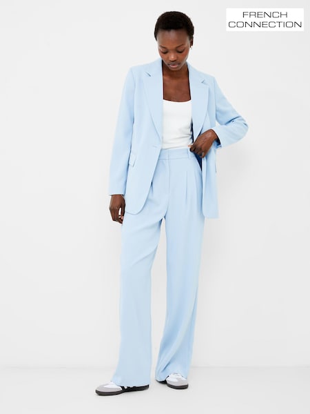 French Connection Blue Harrie Suiting Single Breasted Jacket (194481) | £95