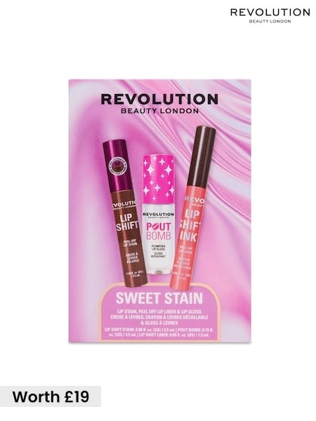 Revolution Sweet Stain Lip Trio (20% Saving)
