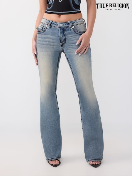 Blue - True Religion Becca Mid Rise Bootcut Super T Jeans