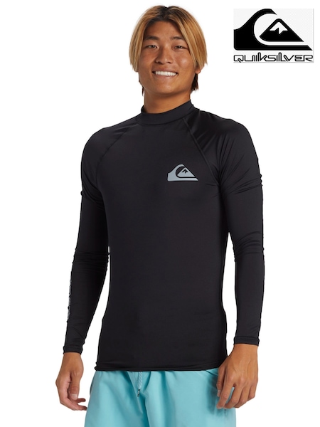 Quiksilver Black Long Sleeve Rash Vest (196464) | £32