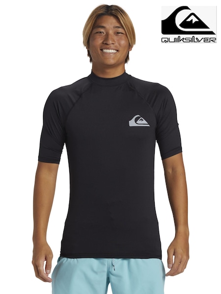 Quiksilver Black Short Sleeve UPF50 Rash Vest (196490) | £27