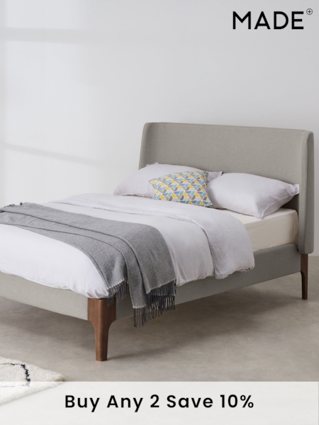 MADE.COM Salcombe Beige Bed Roscoe (197685) | £599 - £750