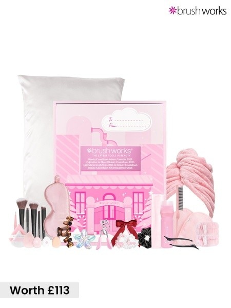 Multi - Brush Works Beauty Countdown Advent Calendar (worth £113)