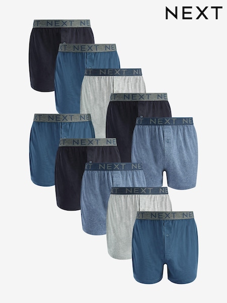 Blue 10 pack Boxers (198974) | £54