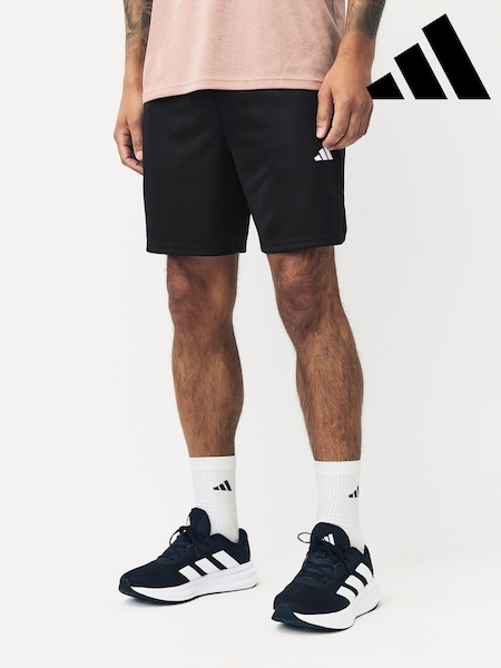 adidas Black Train Essentials All Set Training Shorts (1E3984) | £25