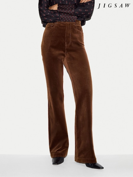 Brown - Jigsaw Clive Cord Trousers