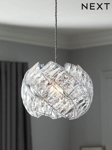 Chrome Belgravia Easy Fit Shade Ceiling Light (201120) | £65