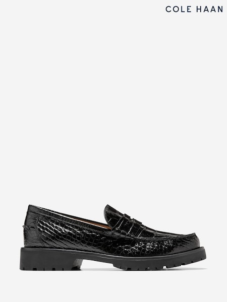 Black - Cole Haan Women's Treena Lug Chunky Loafer