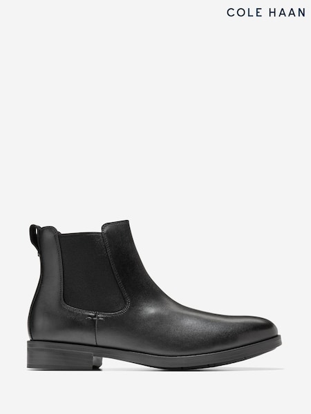 Black - Regular Cole Haan Newmark Grand Chelsea Boots