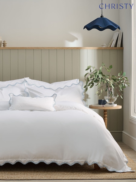 Christy Lucerne Cotton Duvet Cover & Pillowcase Set