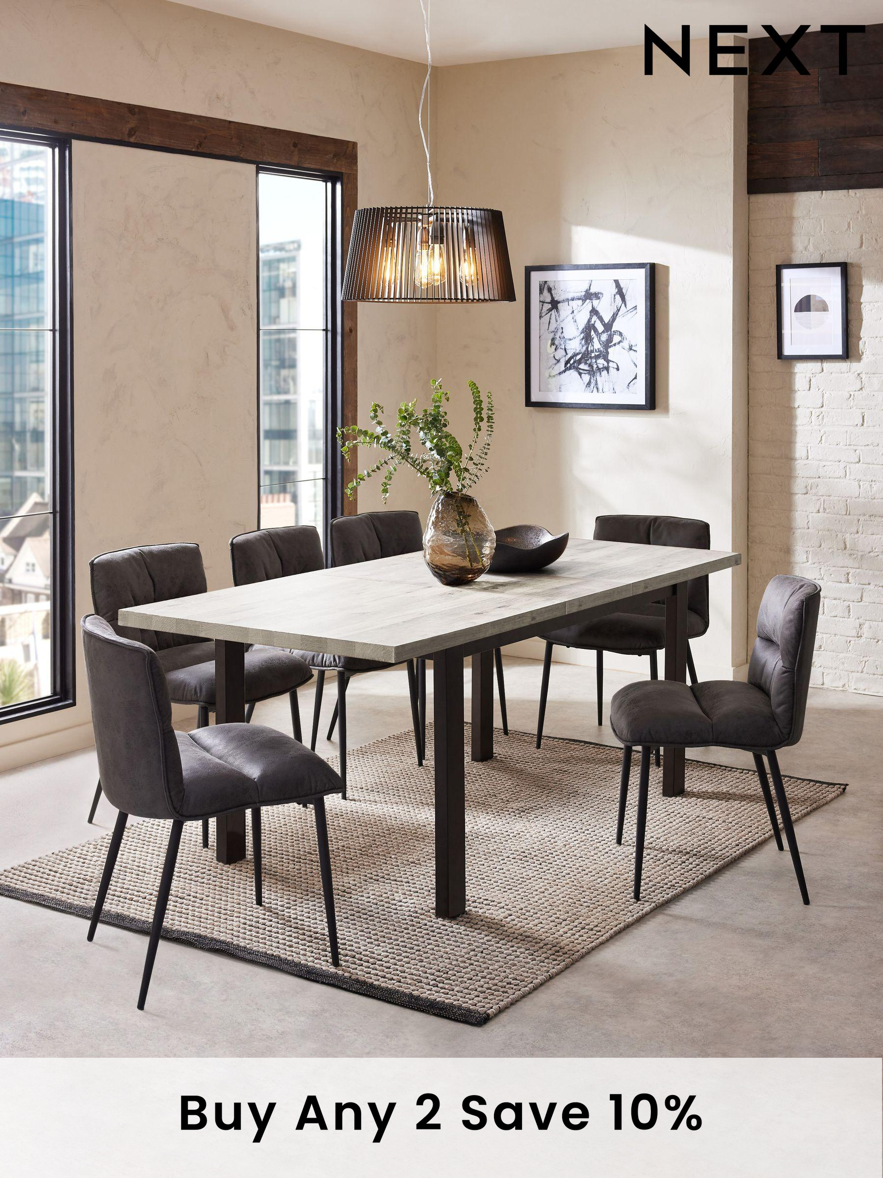 Next dining room chairs grey discount