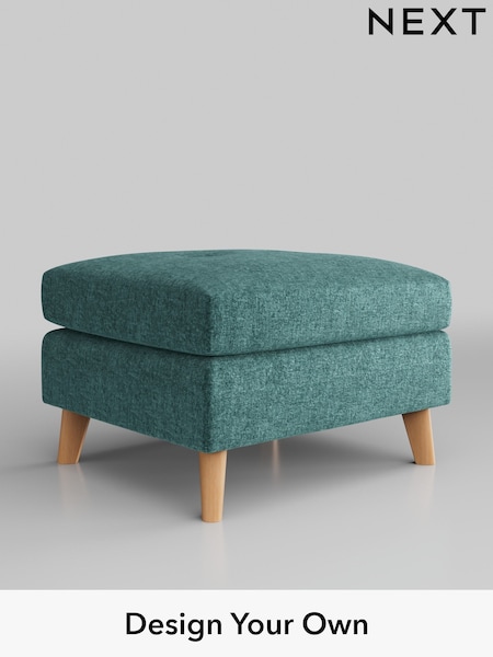 Plush Chenille/Dark Teal Green Wilson Buttoned Back (204230) | £350