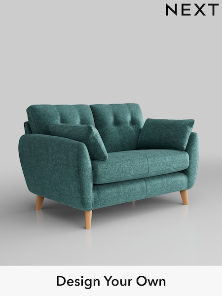 Plush Chenille/Dark Teal Green Wilson Buttoned Back (204230) | £850