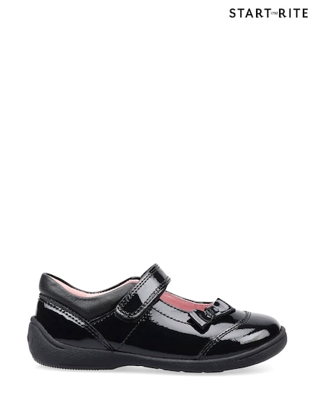 Start Rite Twizzle Black Patent Shoes (204594) | £48