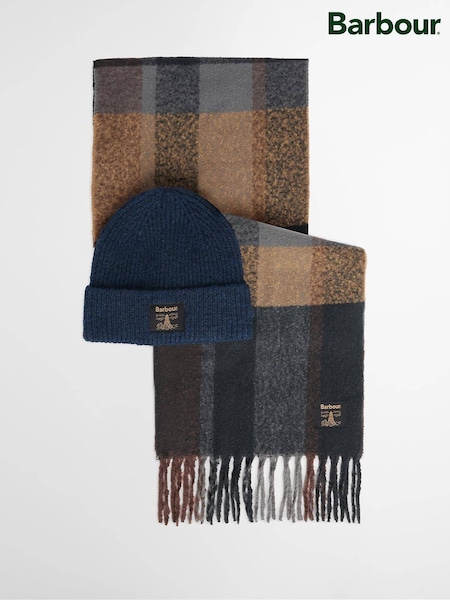 Black - Regular Barbour® Westerdale Hat ,gloves And Scarves Set