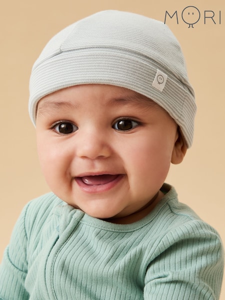 Mori Cotton & Bamboo Super Soft Baby Hat (204933) | £12